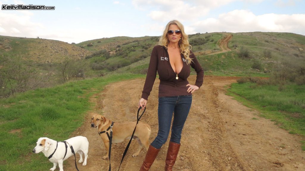 Kelly Madison Walking The Dogs